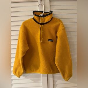 Vintage Patagonia Synchilla Snap-T Fleece Pullover in Cloudberry Orange, Kids 6